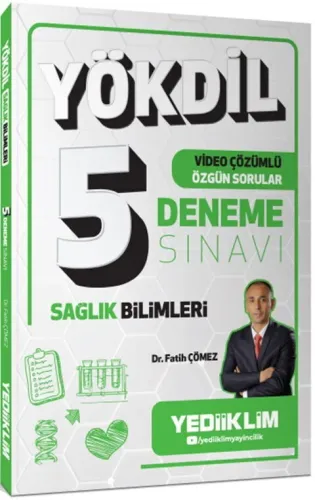 Yediiklim Yayınları YÖKDİL Sağlık Bilimleri Video Çözümlü Özgün Sorula