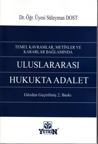 Uluslararası Hukukta Adalet