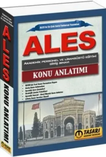 Tasarı ALES Konu Anlatımı