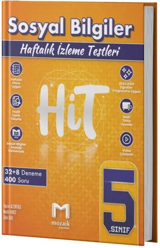 Mozaik 5. Sınıf Sosyal Bilgiler HİT 40 Deneme