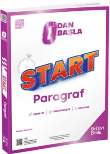 Üç Dört Beş Yayınları 0'dan Başla Start Paragraf Soru Bankası