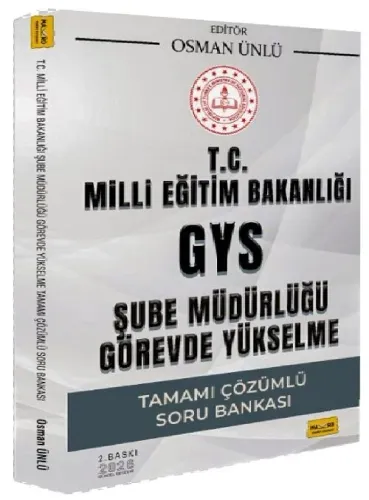 Makro Kitap 2026 T.C. Milli Eğitim Bakanlığı GYS Şube Müdürlüğü Soru B