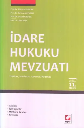 İdare Hukuku Mevzuatı