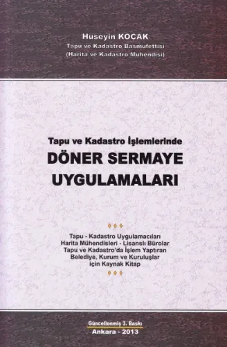Tapu Ve Kadastro İşlemlerinde Döner Sermaye Uygulamaları