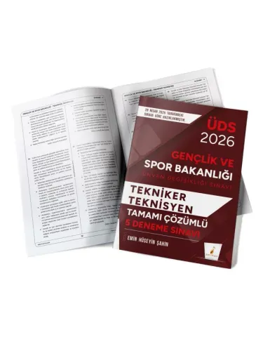 Pelikan Yayınları 2026 ÜDS Gençlik ve Spor Bakanlığı - Tekniker ve Tek Pelikan Yayınları 2026 ÜDS Gençlik ve Spor Bakanlığı - Tekniker ve Tek