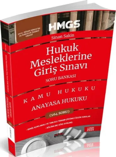 Savaş Yayınları 2025 HMGS Anayasa Hukuku Soru Bankası
