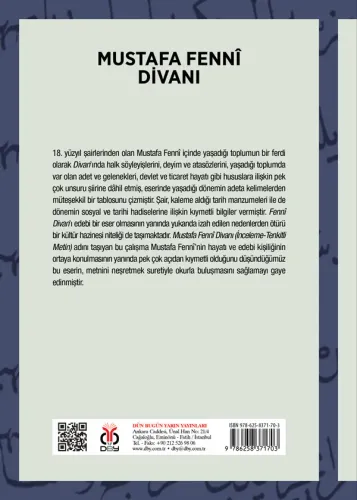 Mustafa Fennî Divanı Hacı İbrahim Demirkazık Mustafa Fennî Divanı Hacı İbrahim Demirkazık