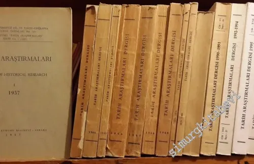 Tarih Araştırmaları Dergisi Sayı: 1 - 32; Cilt: 1 - 20; Yıl: 1963 - 2002 -        1963
