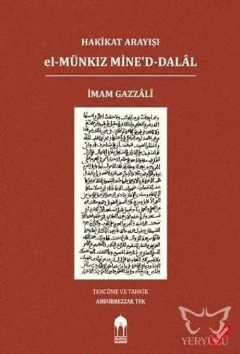 Hakikat Arayışı el-Münkız Mine'd-Dalâl (Türkçe=Arapça)