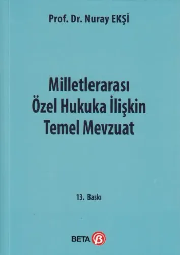 Milletlerarası Özel Hukuka İlişkin Temel Mevzuat