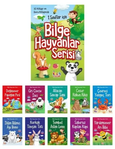 Bilge Hayvanlar Serisi (10 Kitap Soru Kitapçığı)