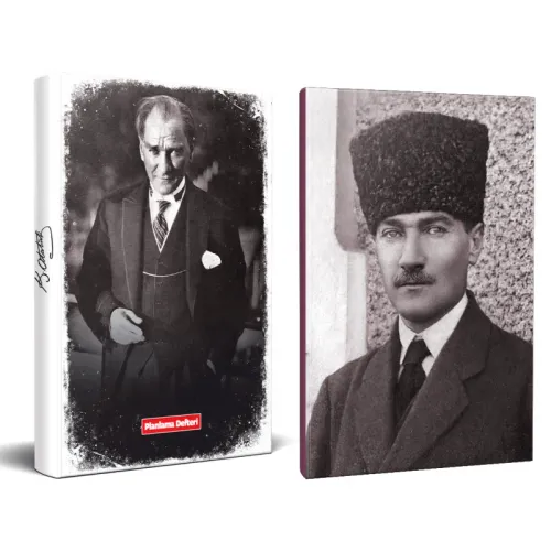 2li Atatürk 64 Sayfa 13,5x19,5cm Defter ve 176 Sayfa Planlama Defteri 
