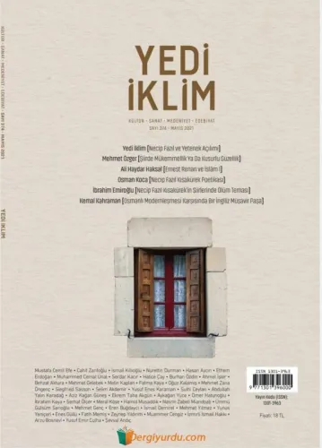 Yedi İklim Dergisi Sayı:374 Mayıs 2021