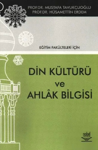 Eğitim Fakülteleri İçin Din Kültürü ve Ahlak Bilgisi