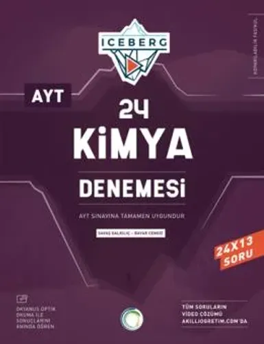 Okyanus Yayınları Ayt Iceberg 24 Kimya Denemesi