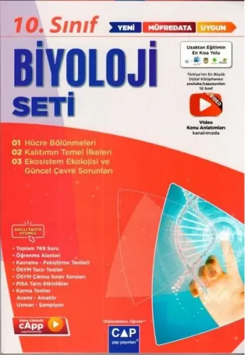 10.Sınıf Set Anadolu Biyoloji - 2022