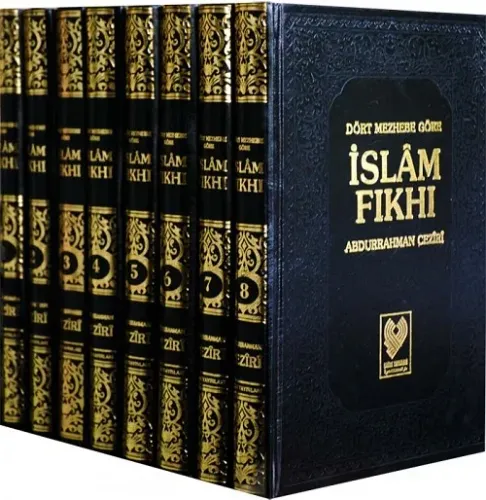 Dört Mezhebe Göre İslâm Fıkhı (büyük boy 8 cilt, 1. hamur kâğıt, ciltli)
