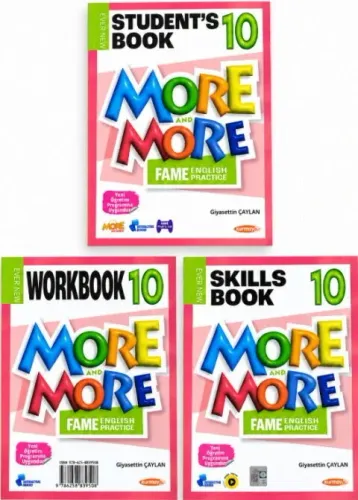 Kurmay ELT 10. Sınıf More More Students Book Workbook Skills Book 3'lü Set