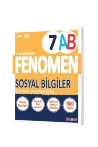 FENOMEN 7.SINIF SOSYAL BİLGİLER A-B SORU BANKASI