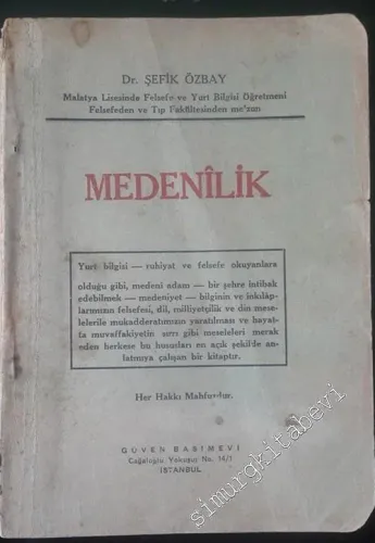 Medenilik -
