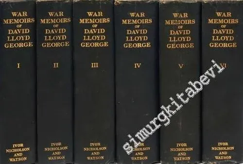 War Memoirs of David Lloyd George 6 Cilt TAKIM -