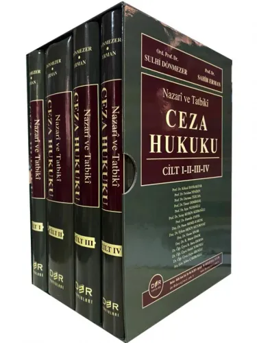 NAZARİ VE TATBİKİ CEZA HUKUKU CİLT I - II - III - IV / KUTULU ÖZEL SET