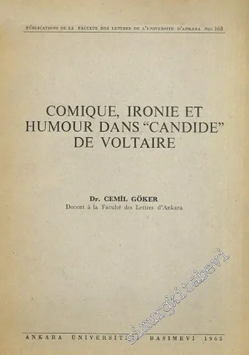 Comique, Ironie et Humour Dans “Candide” de Voltaire -        1965