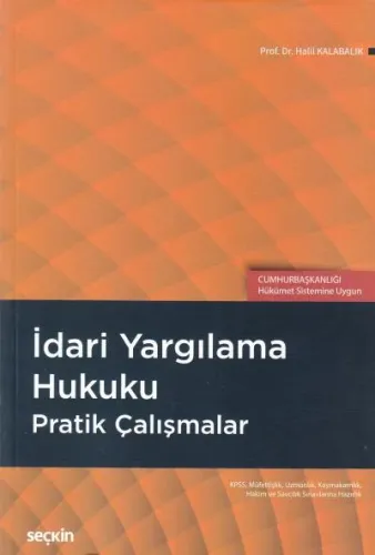 İdari Yargılama Hukuku Pratik Çalışmalar