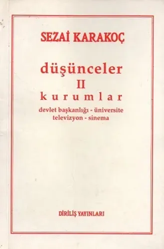 Düşünceler 2 Kurumlar