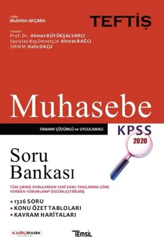 Teftiş Muhasebe Soru Bankası Çözümlü 2020