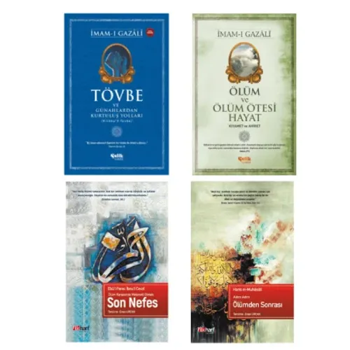 Tövbe - Kıyamet ve Ahiret - Ölüm Karşısında Metanetli Olmak - Adım Adım Ölümden Sonrası 4'lü Set