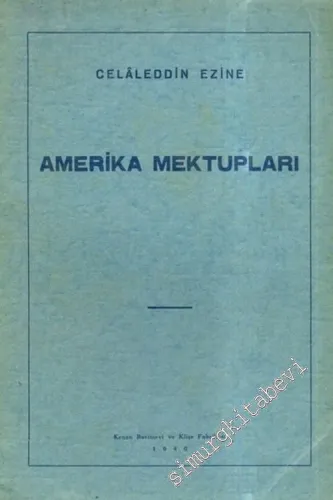 Amerika Mektupları -        1940
