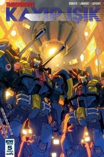 Transformers Kayıp Işık Bölüm 5 Kapak-B