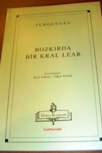 Bozkırda Bir Kral Lear