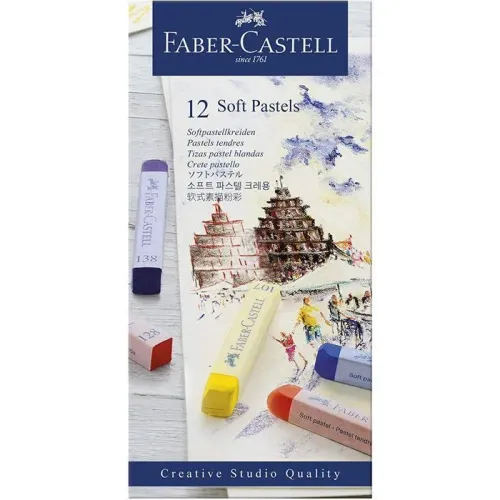 Faber- Castell Creative Studio Toz Pastel Boya (Soft) 12li Tam