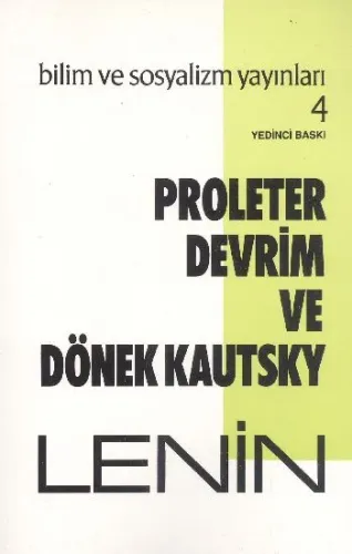 Proleter Devrim ve Dönek Kautsky V.İ. Lenin