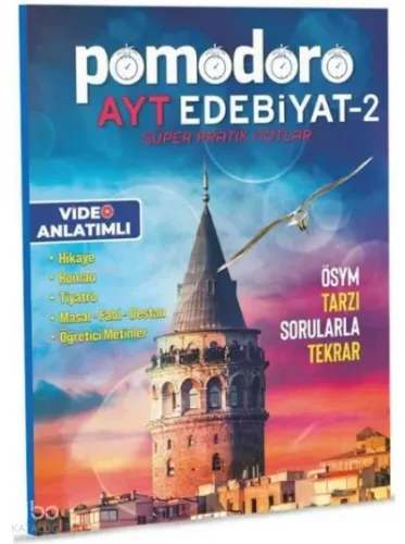 Pomodoro AYT Edebiyat-2 Konu Soru Süper Pratik Notlar