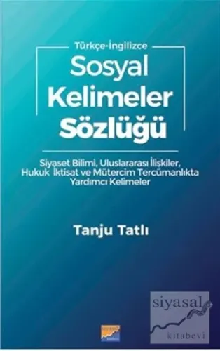 Sosyal Kelimeler Sözlüğü - Türkçe İngilizce