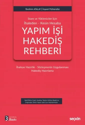 Yapım İşi Hakediş Rehberi İhaleye Hazırlık