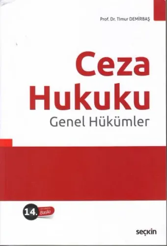 Ceza Hukuku Genel Hükümler