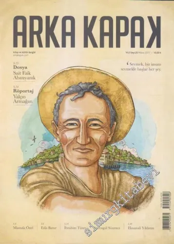 Arka Kapak Kitap ve Kültür Dergisi - Dosya: Sait Faik Abasıyanık - Sayı: 20    Yıl: 2  Mayıs