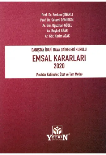 Danıştay İdari Dava Daireleri Kurulu Emsal Kararları 2020