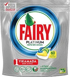 Fairy Platinum Bulaşık Makinesi Tableti 60 lı