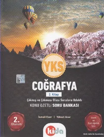Kida YKS Coğrafya Konu Özetli Soru Bankası 2.Kitap 2. Oturum