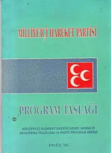 Milliyetçi Hareket Partisi Program Taslağı '96
