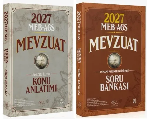 CBA Yayınları 2027 MEB-AGS Mevzuat Konu Anlatımı ve Soru Bankası 2'li Set