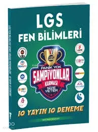LGS FEN BİLİMLERİ PANİK YOK ŞAMPİYONLAR KARMASI 10 YAYIN 10 DENEME