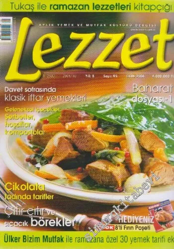 Lezzet Dergisi - Sayı: 95  Yıl: 8    Ekim 2004