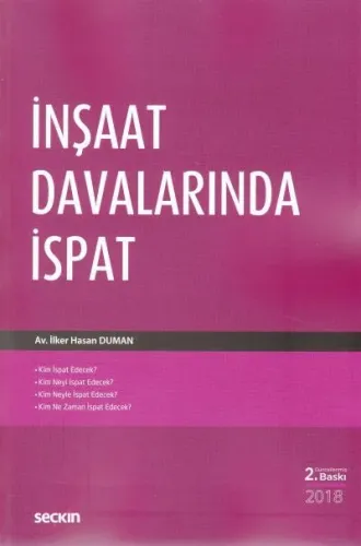 İnşaat Davalarında İspat