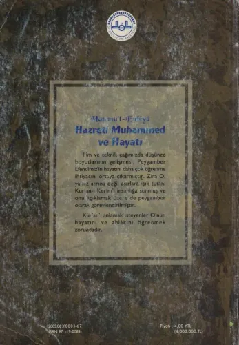 Hatemü'l - Enbiya Hazret Muhammed ve Hayatı Ali Himmet Berki Türkiye D